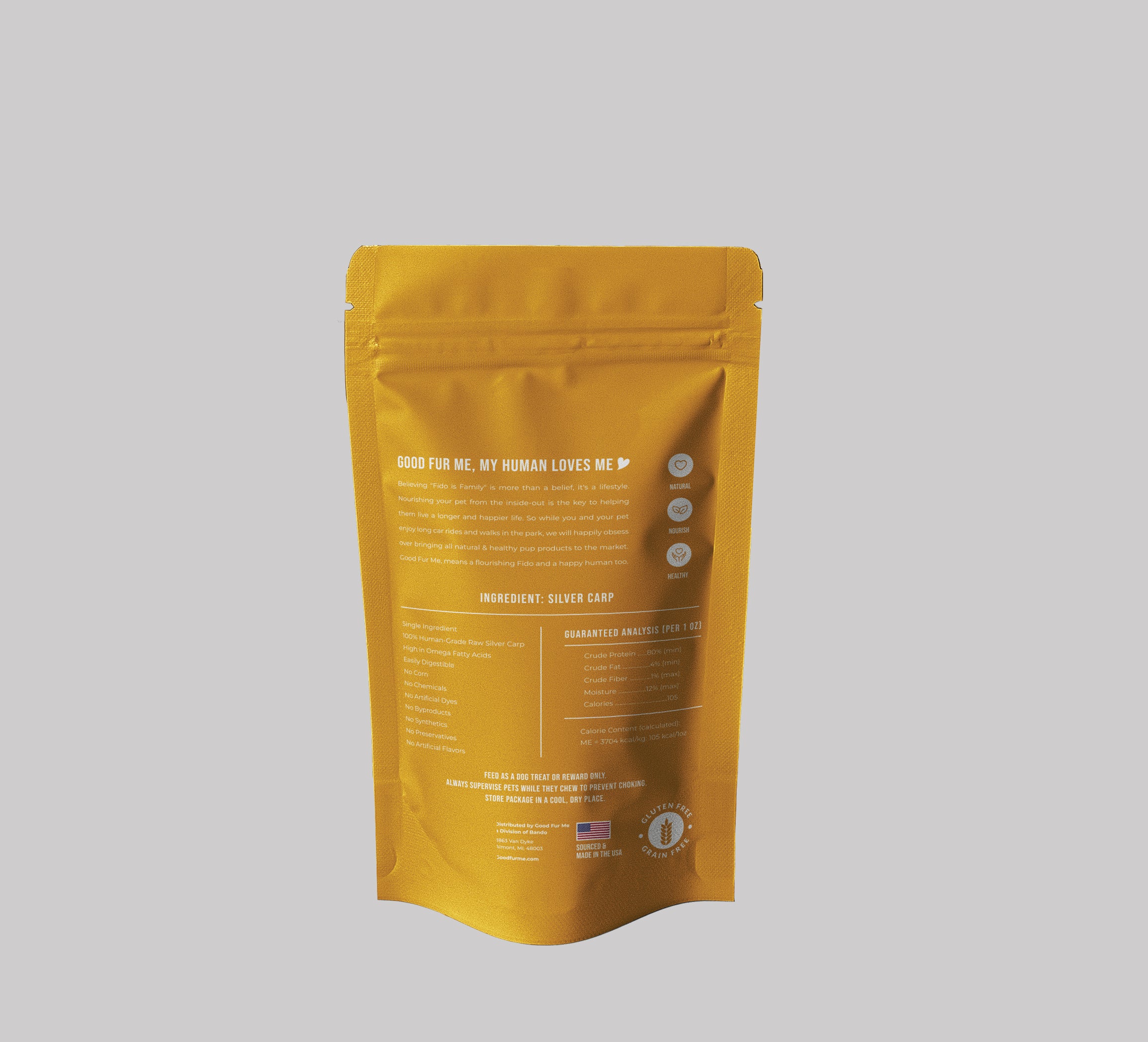 100% All-Natural Skin & Coat Dehydrated Fish Chips