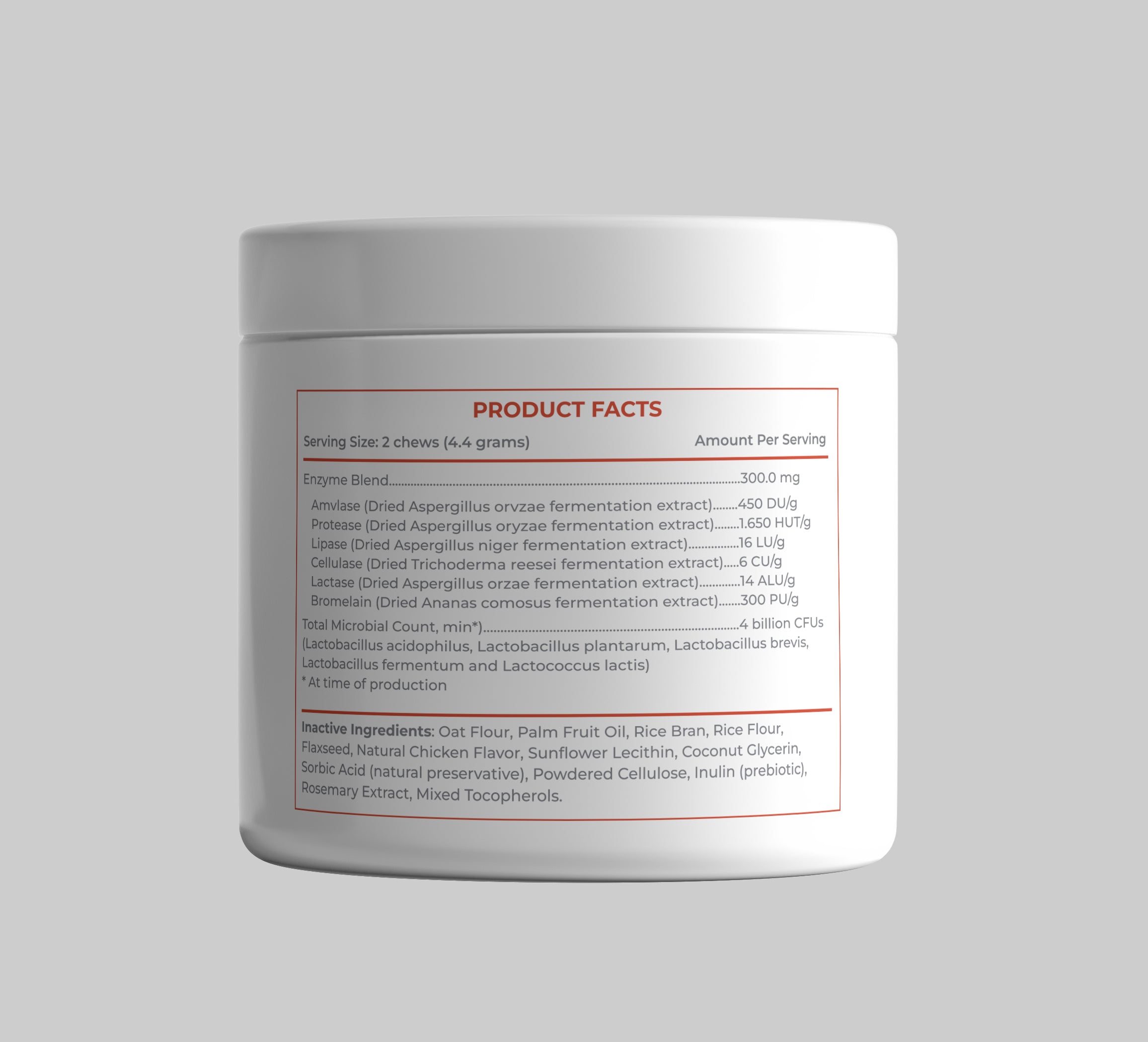 Digestive Soft Chews - Dog Digestive Supplement with Probiotics