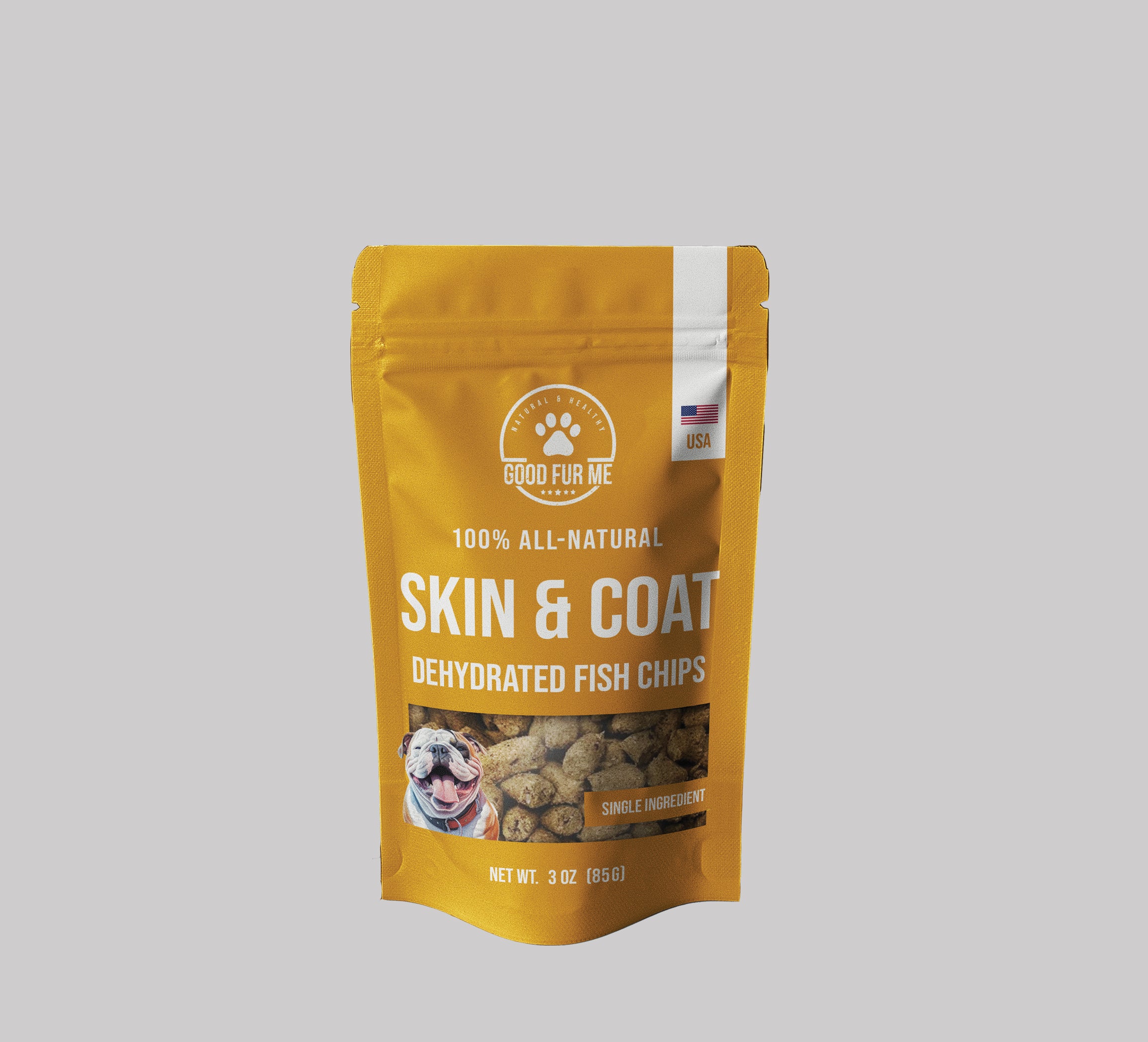 100% All-Natural Skin & Coat Dehydrated Fish Chips