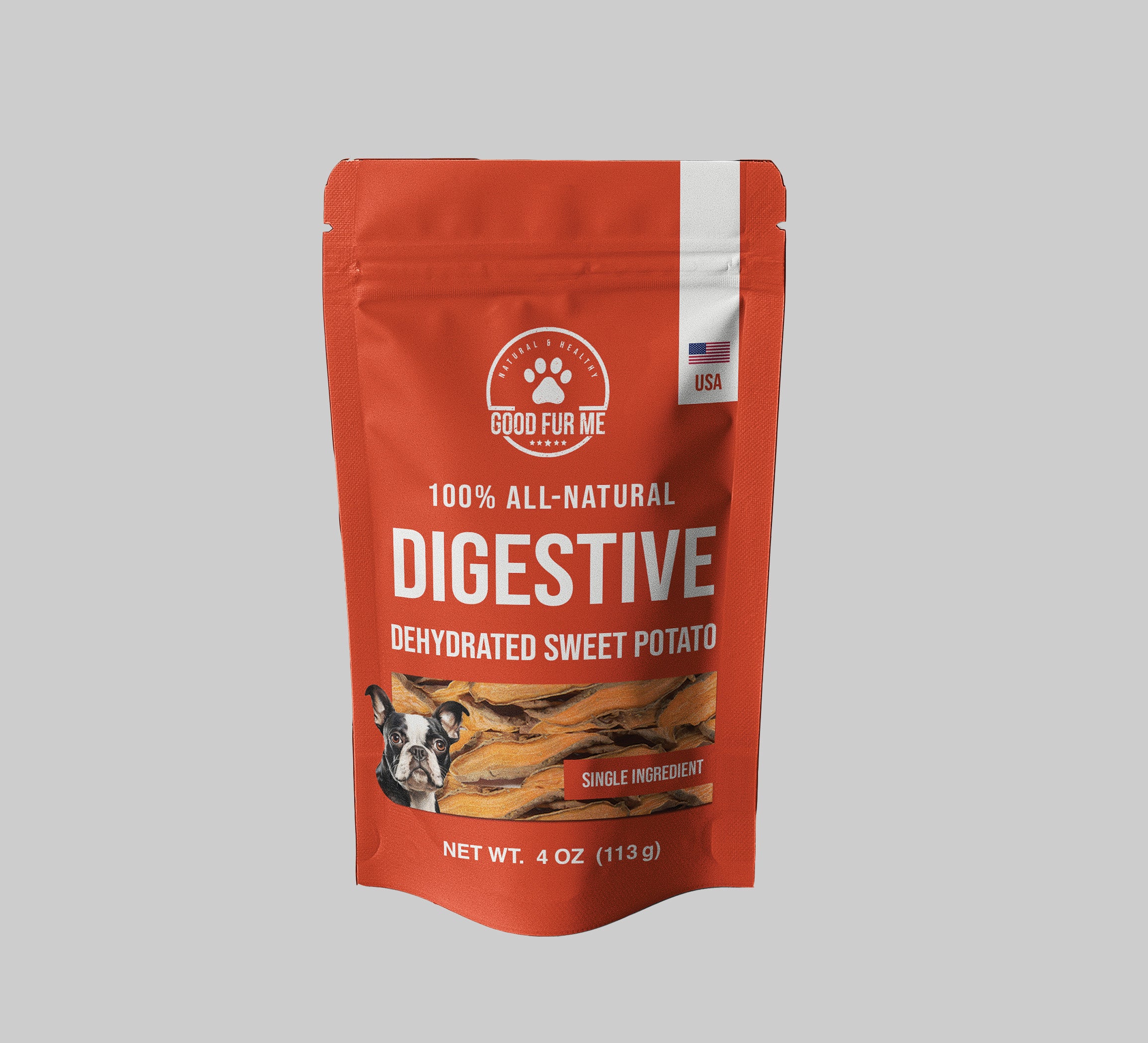 100% All-Natural Digestive Dehydrated Sweet Potatoes