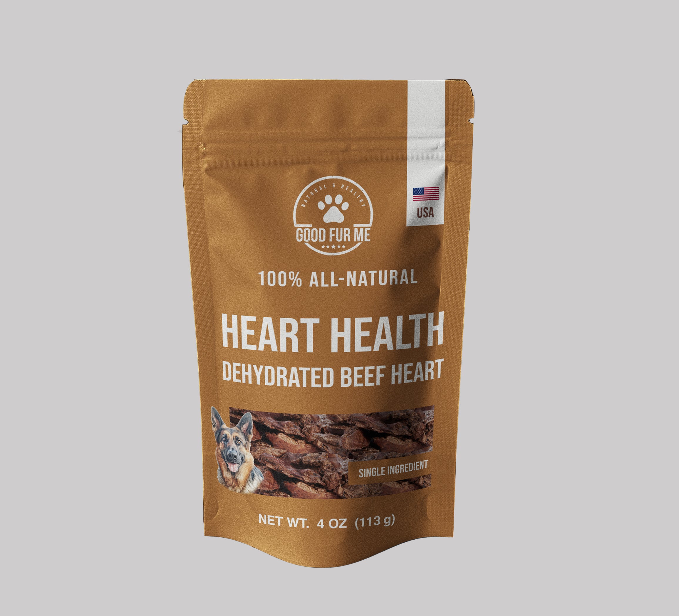 100% All-Natural Dehydrated Beef Heart